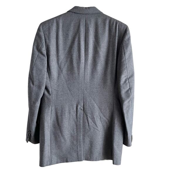 Lord & Taylor Vintage 1950s Gray Flannel Suit Jacket 100% Pure Wool, Size 38R - Picture 2 of 9